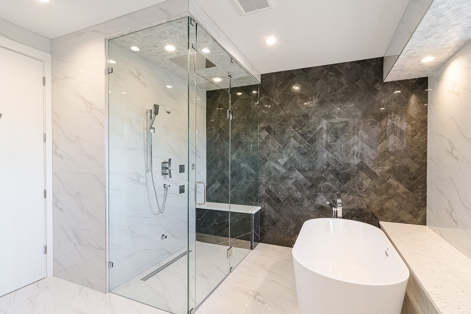 Shower Glass Doors Surrey BC | Custom Closet Organizers Installers